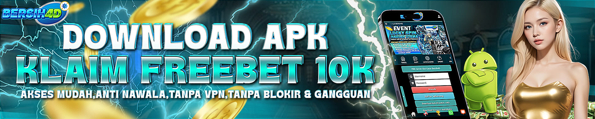 bersih4d freebet download apk