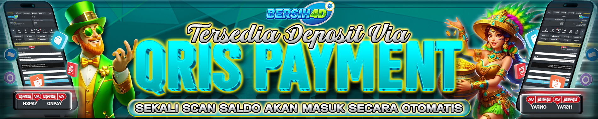 bersih4d deposit cepat dengan onpay dan cnpay